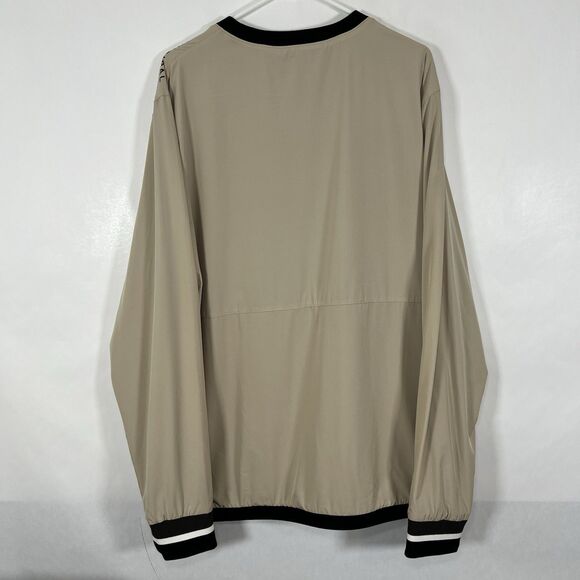 Municipal Sport Utility Gear Pullover Windbreaker Jacket Mens XXL 2XL Beige EUC - Picture 11 of 13
